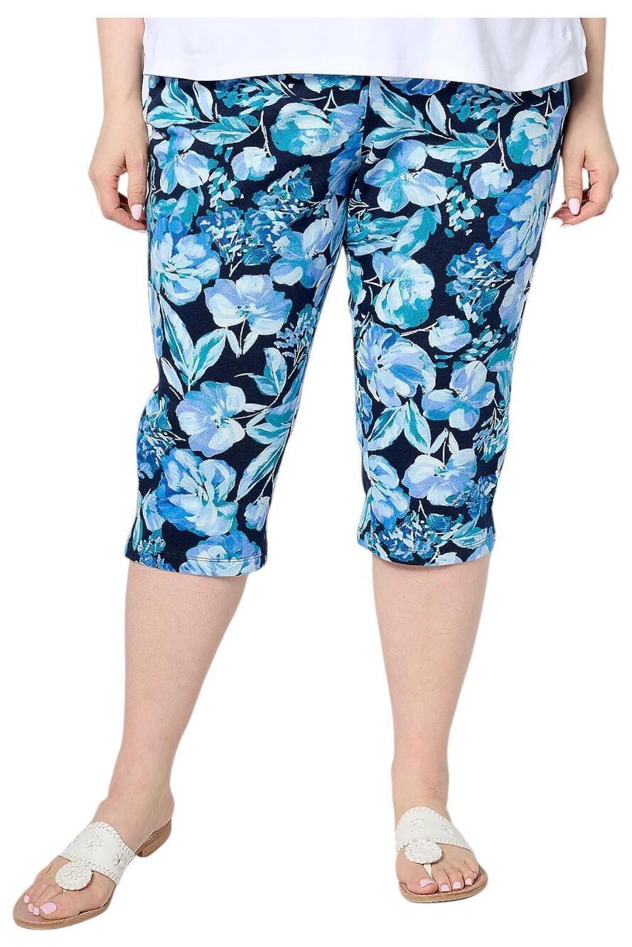 Belle by Kim Gravel Women's Perfect Pique Fresh Picked Capri Twilight - Tall